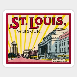 1935 St. Louis Missouri Sticker